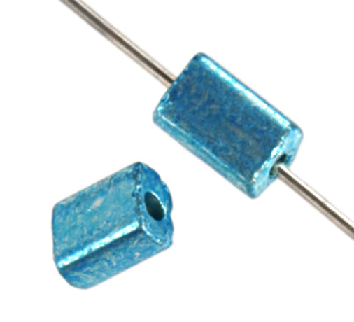 Czech Tiny Flats 5x3.5mm Metallic Terra Color