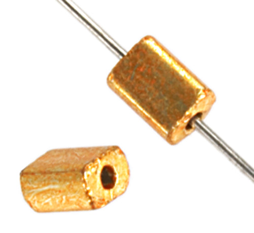 Czech Tiny Flats 5x3.5mm Metallic Terra Color