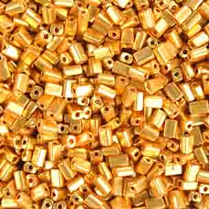 Czech Tiny Flats 5x3.5mm Metallic Terra Color