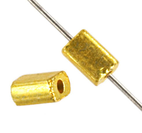 Czech Tiny Flats 5x3.5mm Metallic Terra Color