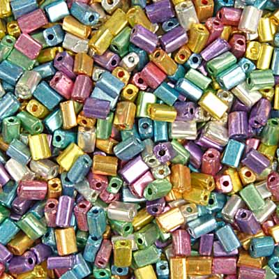 Czech Tiny Flats 5x3.5mm Metallic Terra Color