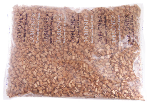 Czech Tiny Flats 5x3.5mm Metallic Terra Color