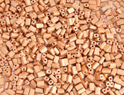 Czech Tiny Flats 5x3.5mm Metallic Terra Color