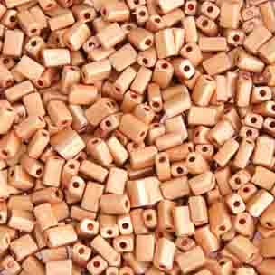 Czech Tiny Flats 5x3.5mm Metallic Terra Color