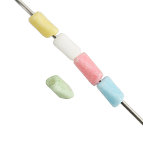 Czech Triangular Beads 5x2.5mm Shiny/Matte Spring Mix