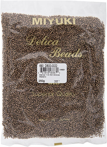 Miyuki Delica 11/0 Bag Opaque Metallic
