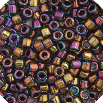 Miyuki Delica 11/0 5.2g Vials Light Bronze Metallic Iris
