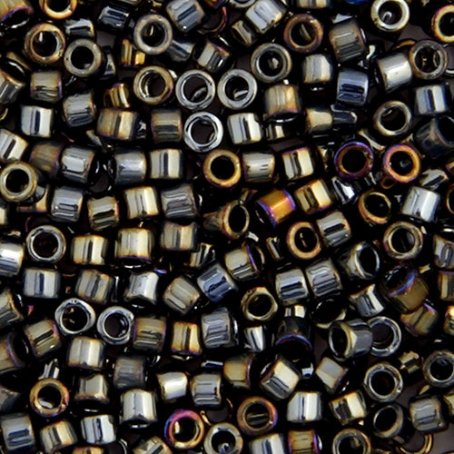 Miyuki Delica 11/0 5.2g Vials Black Metallic Luster
