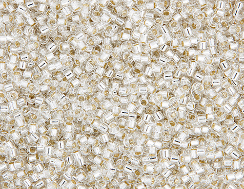 Miyuki Delica 11/0 Bag Transparent Silverlined