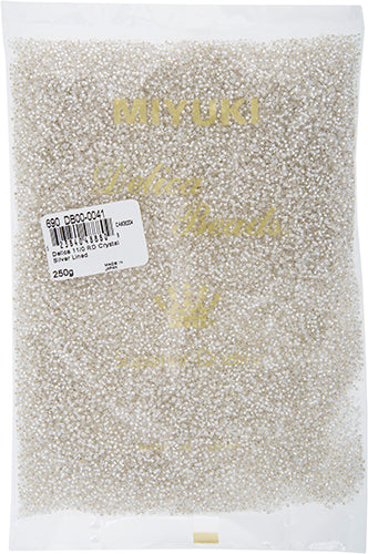 Miyuki Delica 11/0 Bag Transparent Silverlined