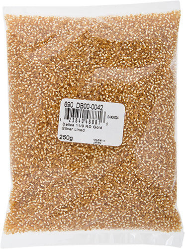 Miyuki Delica 11/0 Bag Transparent Silverlined