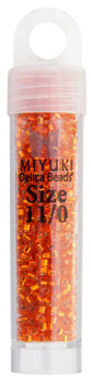Miyuki Delica 11/0 5.2g Vials Silverlined