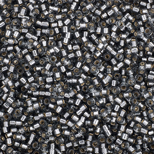 Miyuki Delica 11/0 Bag Transparent Silverlined