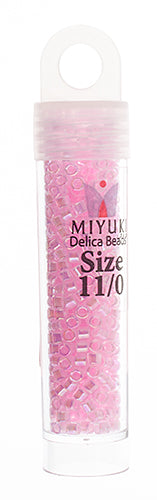 Miyuki Delica 11/0 5.2g Vials Color Lined Dyed