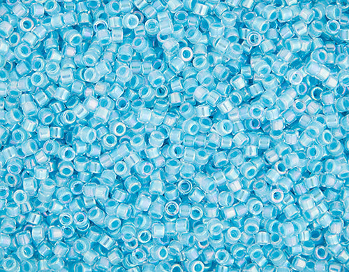 Miyuki Delica 11/0 Bag Color Lined Dyed Aurora Borealis