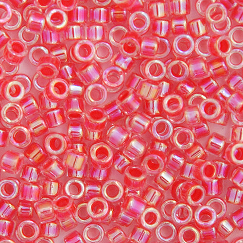 Miyuki Delica 11/0 Bag Color Lined Dyed Aurora Borealis