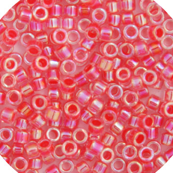 Miyuki Delica 11/0 Bag Color Lined Dyed Aurora Borealis