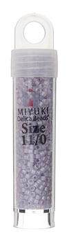 Miyuki Delica 11/0 5.2g Vials Color Lined Dyed