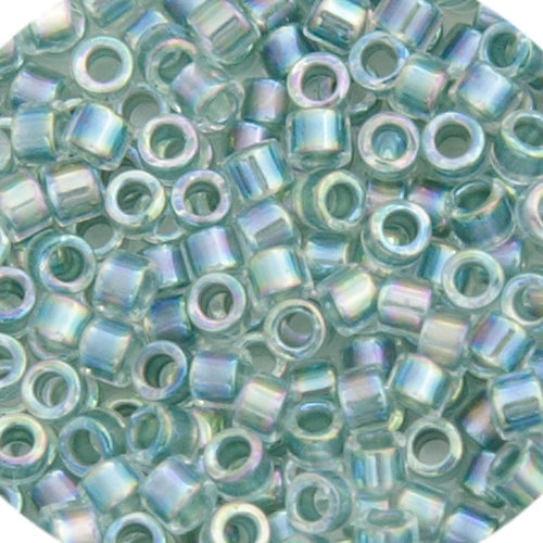 Miyuki Delica 11/0 5.2g Vials Color Lined Dyed Aurora Borealis