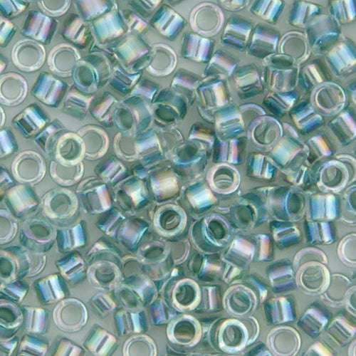 Miyuki Delica 11/0 5.2g Vials Color Lined Dyed Aurora Borealis