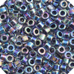 Miyuki Delica 11/0 Bag Color Lined Dyed Aurora Borealis