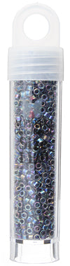 Miyuki Delica 11/0 5.2g Vials Color Lined Dyed Aurora Borealis