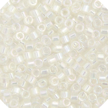 Miyuki Delica 11/0 Bag Transparent Gold Luster Aurora Borealis