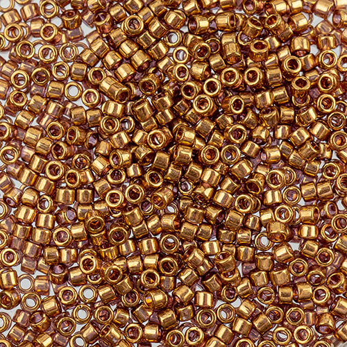 Miyuki Delica 11/0 Bag Transparent Gold Luster