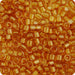 Miyuki Delica 11/0 5.2g Vials Transparent Gold Luster