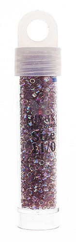 Miyuki Delica 11/0 5.2g Vials Transparent Aurora Borealis