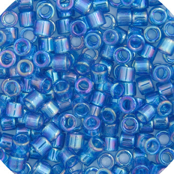 Miyuki Delica 11/0 5.2g Vials Transparent Aurora Borealis
