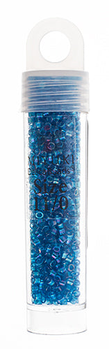 Miyuki Delica 11/0 5.2g Vials Transparent Aurora Borealis