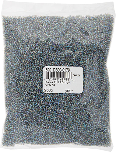 Miyuki Delica 11/0 Bag Transparent Aurora Borealis