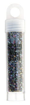 Miyuki Delica 11/0 5.2g Vials Transparent Aurora Borealis