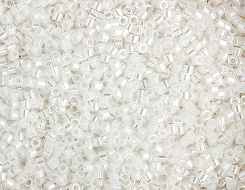 Miyuki Delica 11/0 5.2g Vials White Pearl Luster
