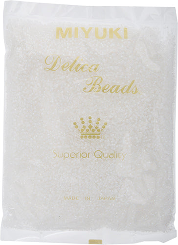 Miyuki Delica 11/0 Bag Transparent White Opal 