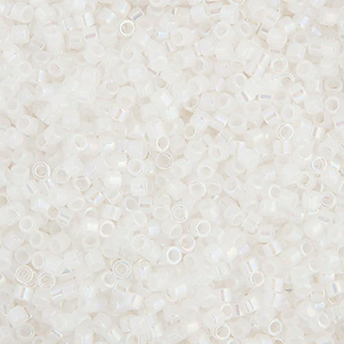 Miyuki Delica 11/0 Bag Transparent White Opal