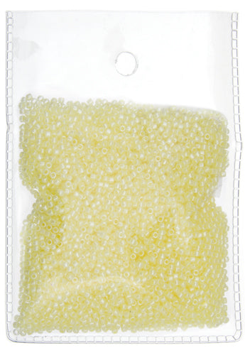 Miyuki Delica 11/0 Bag Crystal Ceylon Lined Dyed