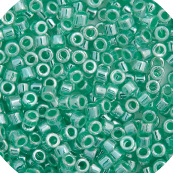 Miyuki Delica 11/0 Bag Crystal Ceylon Lined Dyed