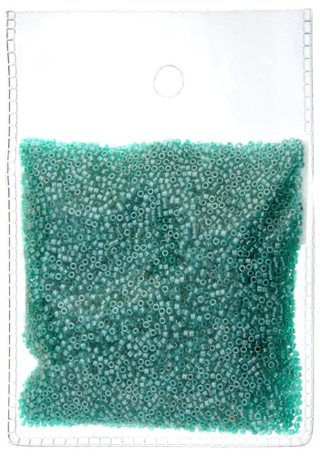 Miyuki Delica 11/0 Bag Crystal Ceylon Lined Dyed