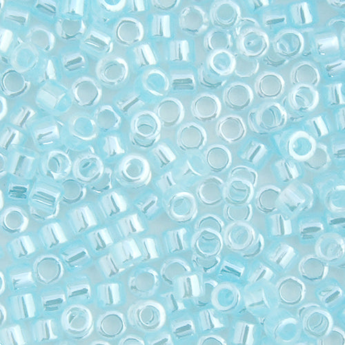 Miyuki Delica 11/0 Bag Crystal Ceylon Lined Dyed