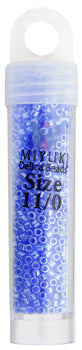 Miyuki Delica 11/0 5.2g Vials Crystal Ceylon