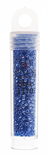 Miyuki Delica 11/0 5.2g Vials Crystal Ceylon