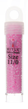 Miyuki Delica 11/0 5.2g Vials Crystal Ceylon