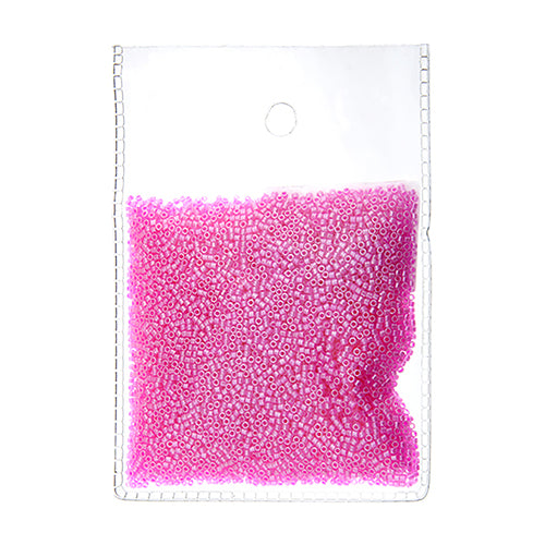 Miyuki Delica 11/0 Bag Crystal Ceylon Lined Dyed