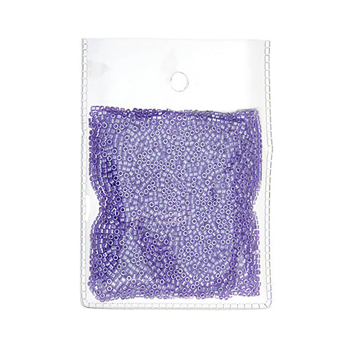 Miyuki Delica 11/0 Bag Crystal Ceylon Lined Dyed