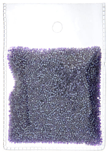 Miyuki Delica 11/0 Bag Crystal Ceylon Lined Dyed