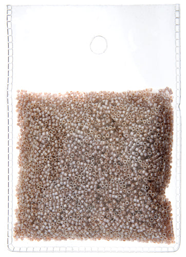 Miyuki Delica 11/0 Bag Crystal Ceylon Lined Dyed