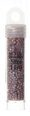 Miyuki Delica 11/0 5.2g Vials Crystal Ceylon Lined Dyed