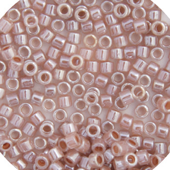 Miyuki Delica 11/0 5.2g Vials Crystal Ceylon Lined Dyed